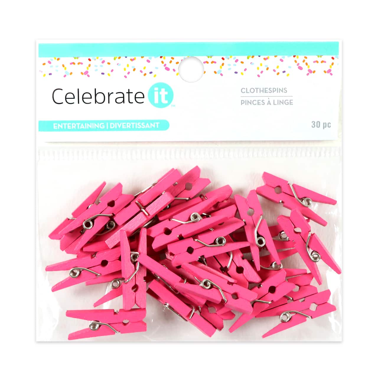 Mini Clothespins by Celebrate It&#xAE; Entertaining, 30ct.